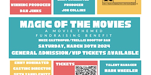 Imagem principal de Magic of the Movies Fundraiser for 2/23 Films & LGBT Center of Cleveland