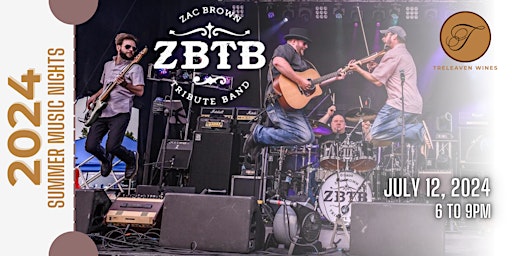 Image principale de Zac Brown Tribute Band (ZBTB) at Treleaven Wines