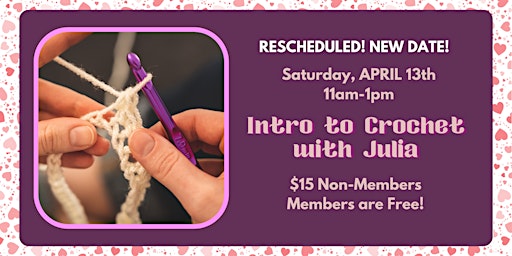 Intro to Crochet with Julia primary image