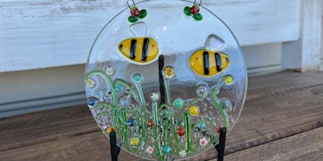 Spring Bees Fused Glass Class