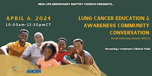 Hauptbild für Baton Rouge: Lung Cancer Education & Awareness Community Conversation