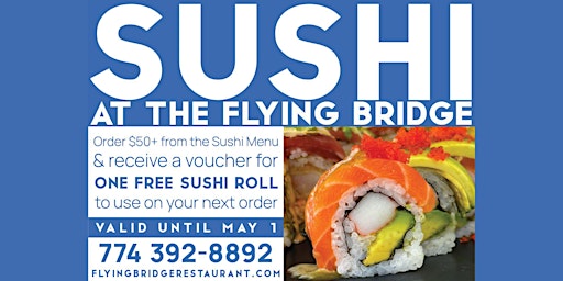 Spend $50, Get free sushi! primary image