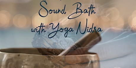 Spring Soulful Sound Bath with Yoga Nidra SOLD OUT-See session at 12.30 pm  primärbild
