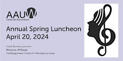 Imagen principal de AAUW Crystal Lake Area (IL) Branch-Annual Spring Luncheon