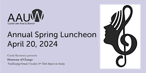 Immagine principale di AAUW Crystal Lake Area (IL) Branch-Annual Spring Luncheon 