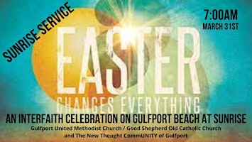 Imagem principal de Interfaith Easter SUNRISE Celebration Service at Gulfport Beach