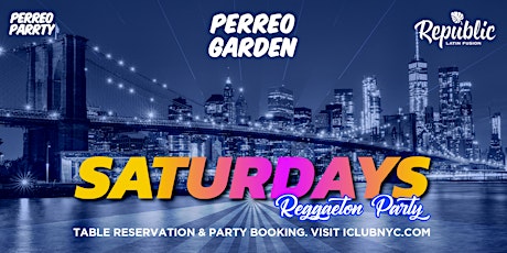 REGGAETON PARTY |   Saturday @ Republic