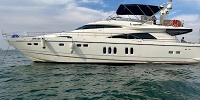 Imagem principal do evento 2-6 Hour Yacht Rental - Diamond Oceanic 80ft 2023 Yacht Rental - Dubai
