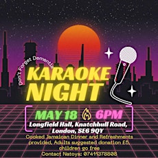 Don't Forget Dementia Karaoke Evening