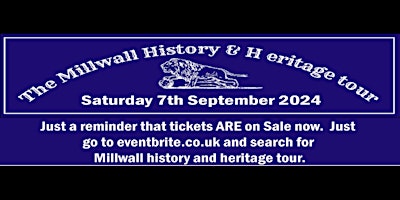 Millwall FC History & Heritage Walking Tour - 25 Years on the Isle of Dogs primary image