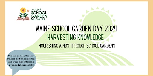 Imagem principal do evento Maine School Garden Day 2024