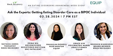 Ask the Experts: Getting Eating Disorder Care as a BIPOC Individual primary image