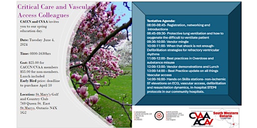 Imagem principal de CACCN/CVAA Spring Education Event