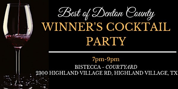 Winner's Party - Best Of Denton County 2019