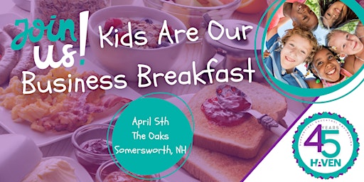 Image principale de STRAFFORD COUNTY Kids Are Our Business Breakfast