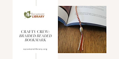 Imagen principal de Crafty Crew: Braided Beaded Bookmark