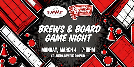 Hauptbild für Brews & Board Game Night with Summit Comics & Games at LBC