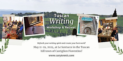 Imagem principal do evento Cary Tennis Tuscan Writing Workshop and Retreat