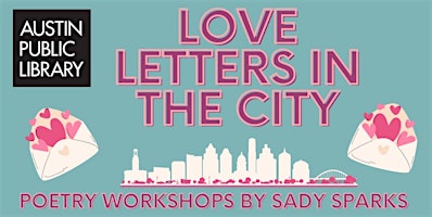 Immagine principale di Love Letters in the City Poetry Workshop for Tweens 