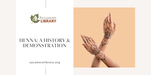 Immagine principale di Henna: A History & Demonstration 