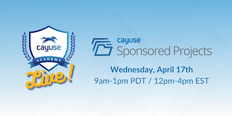 Cayuse Product Certification: Sponsored Projects 4.0