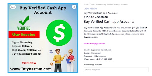 Imagen principal de Where can I get a Buy Verified Cash app Accounts