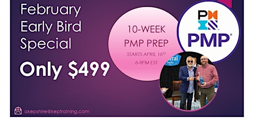 Imagen principal de 10-week PMP Prep