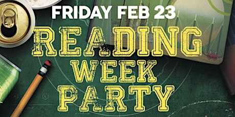 Imagen principal de READING WEEK @ FICTION | FRI FEB 23 | LADIES FREE