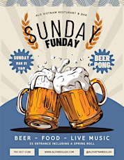 Sunday Funday: Beer Pong, Live music, Mimosa Bar