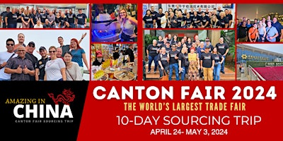 Amazing in China Canton Fair Sourcing Trip | April 24 - May 3, 2024  primärbild