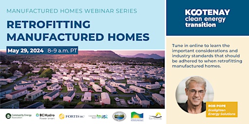 Manufactured Homes Webinar Series: Retrofitting Manufactured Homes primary image