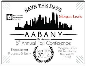 2014 AABANY Fall Conference: "Empowering Progress & Unity" primary image