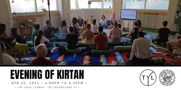 Evening of Kirtan at The Yoga Lounge Tickets, Sat, 20 Apr 2024 at 4:00 PM