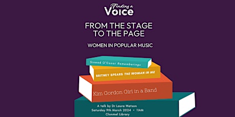 From the Stage to the Page: Women in Popular Music primary image