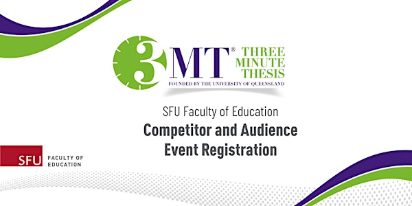 3 Minute Thesis: Faculty of Education Heat