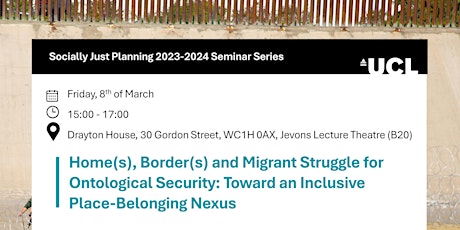 Home(s), Border(s) and Migrant Struggle for Ontological Security: