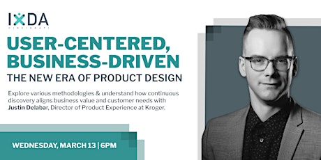 Primaire afbeelding van User-Centered, Business-Driven: The New Era of Product Design