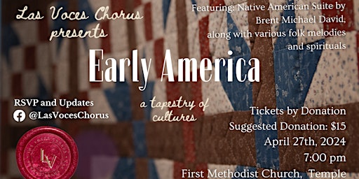 Imagem principal do evento Early America: a tapestry of cultures
