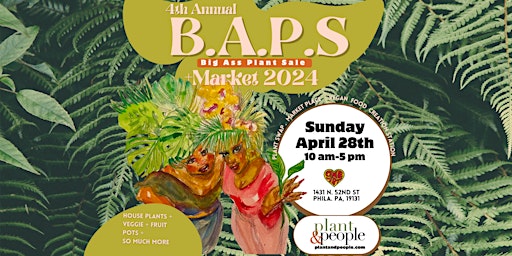 Imagem principal do evento BAPS + Market Place: For Plant Lovers