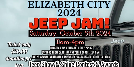Elizabeth City Jeep Jam, NC primary image