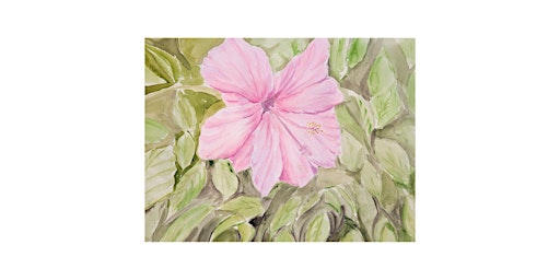 Imagen principal de Blushing Beauty Watercolor Painting Class