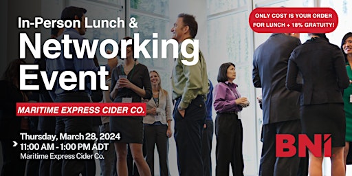 In-Person Lunch & Networking Event primary image