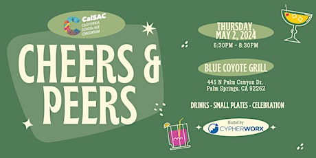 Imagem principal do evento CalSAC's Cheers & Peers