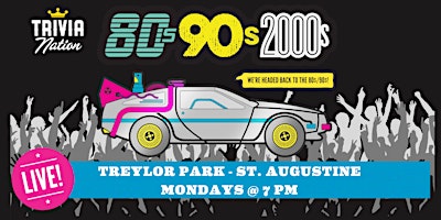 Pop Culture Trivia at Treylor Park - St. Augustine -  $100 in prizes! primary image