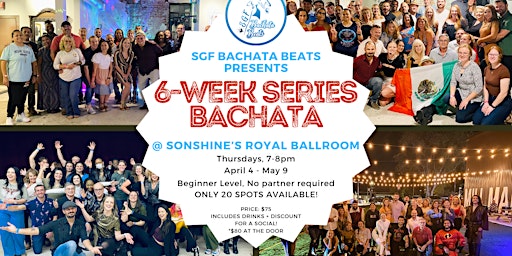 Primaire afbeelding van Bachata: A 6-Week Series