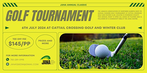 JANA Summer Golf Tournament primary image