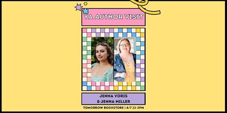 YA Authors at Tomorrow: Jenna Voris & Jenna Miller!