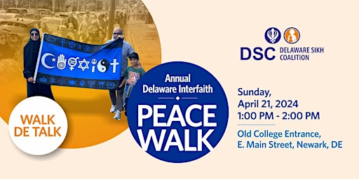 Annual Delaware Interfaith Peace Walk primary image