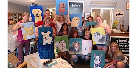 Paint A Portrait Of Your Pet at Device (Rush River) with Creatively Carrie!