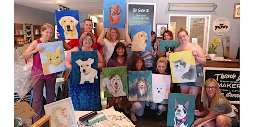 Immagine principale di Paint A Portrait Of Your Pet at Device (Rush River) with Creatively Carrie! 